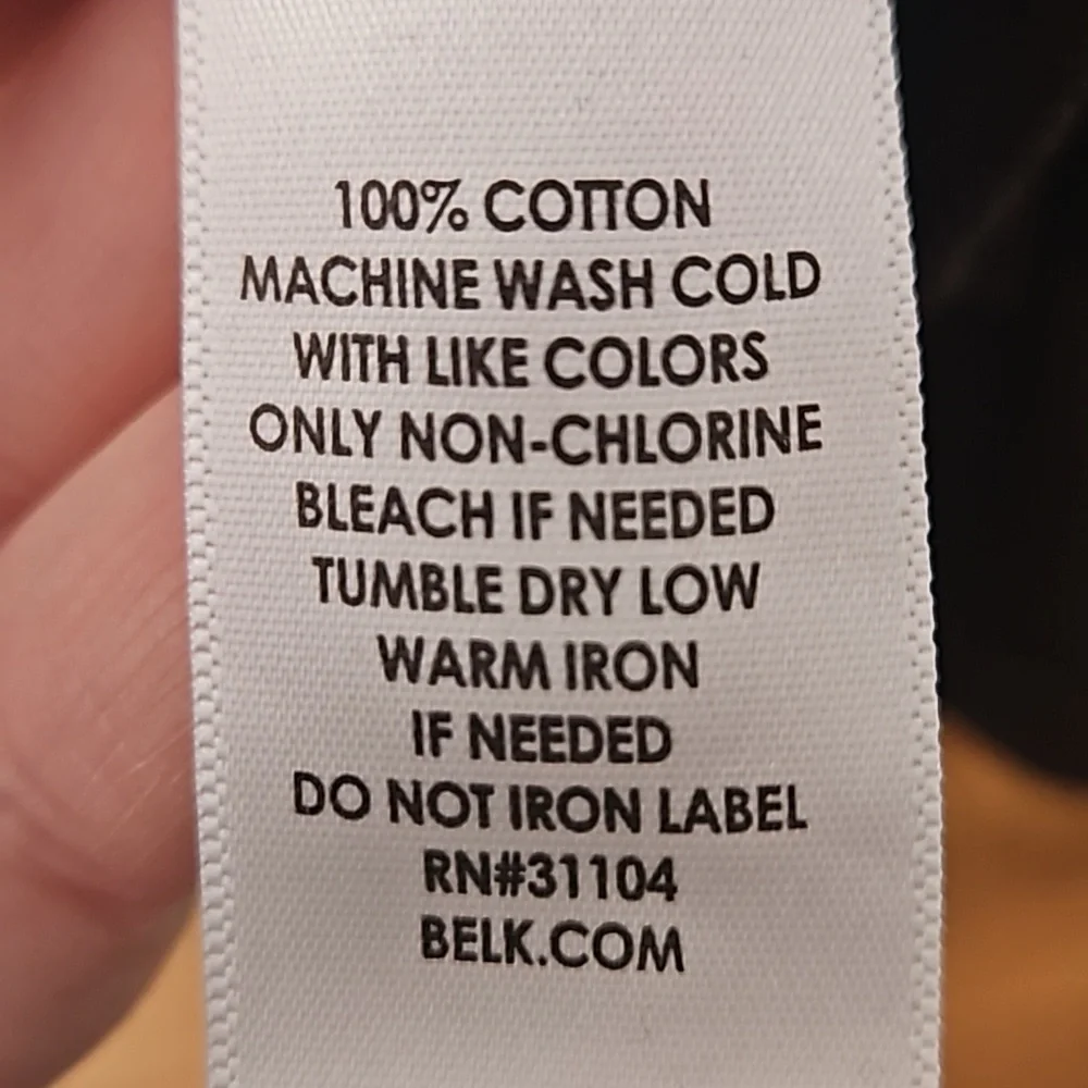 Chocolate square neck 100% Cotton T by Kim Rogers - Picture 4 of 5
